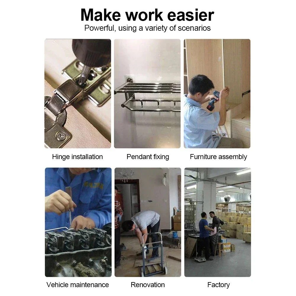 Magnetic Steel Sleeve for Electric Screwdriver Bit Anti Fall Design Small and Portable Reliable Material (Red/Gold)