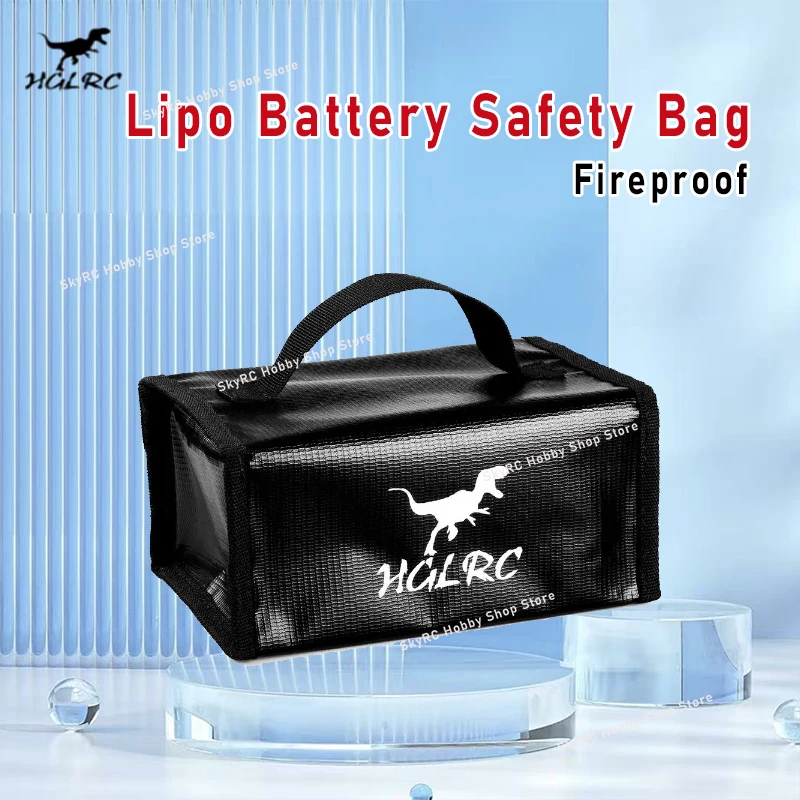 HGLRC KRATOS Fireproof Explosion-Proof Lipo Battery Safety Bag 80x120x180mm for FPV RC TATTU Gens