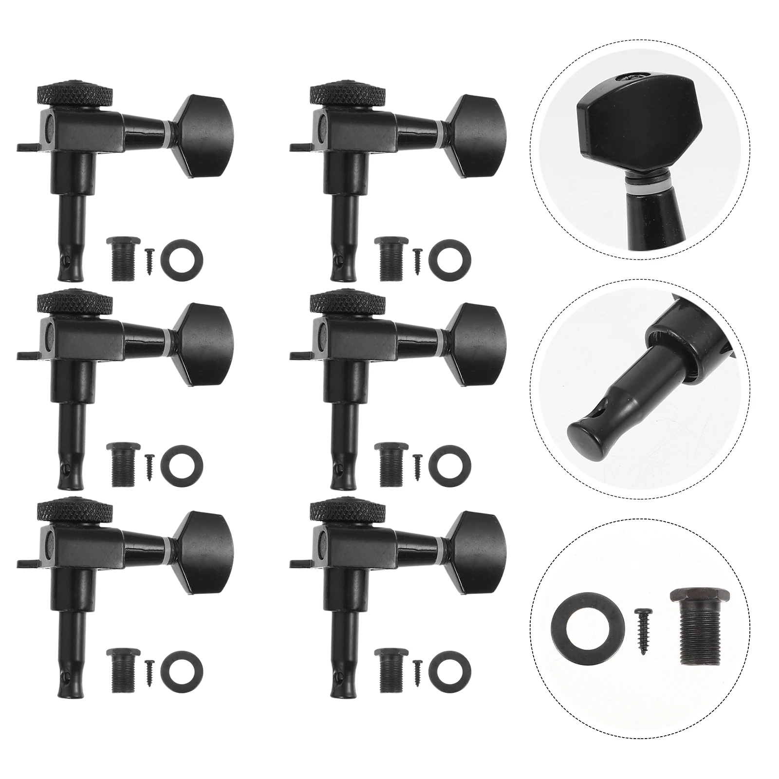 

Electronic Guitar Tuners Knobs Alloy Tuning Fully Enclosed Acoustic Accessories