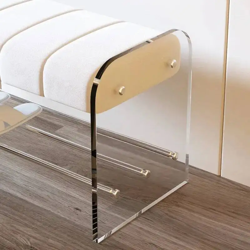 

Luxury Shoe Changing Stools Hallway Shoe Cabinet Ottomans Bench Storage Living Room Sofa Stool Bedroom Bed End Stool Furniture