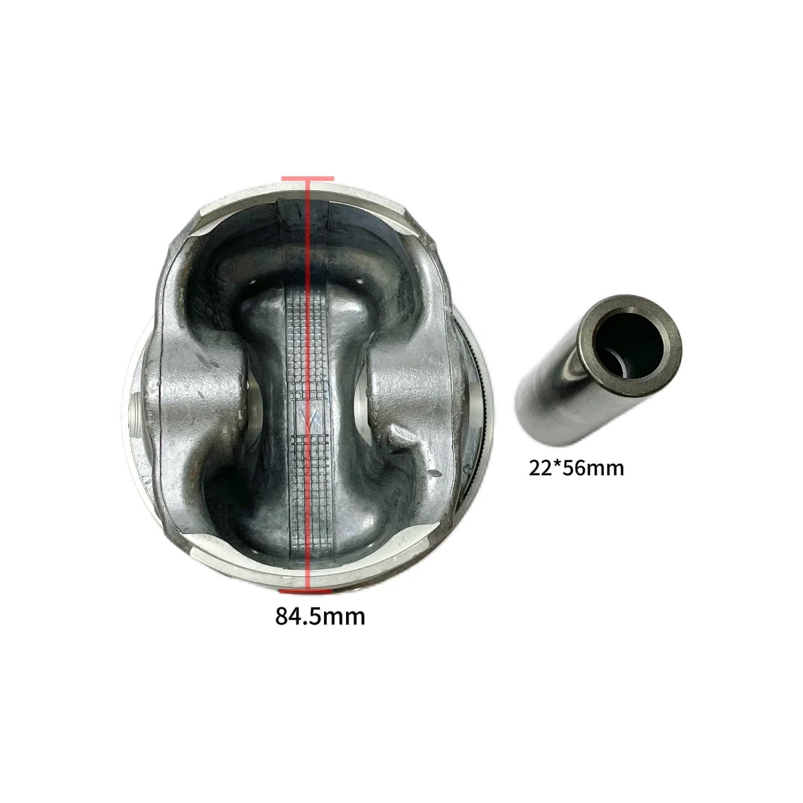 쿠시마 84.5mm 레이싱 엔진 부품 실린더 링 피스톤 키트 (4.0T 고출력 OE 079107066EP, 4.0 저출력 079107066EN 용)