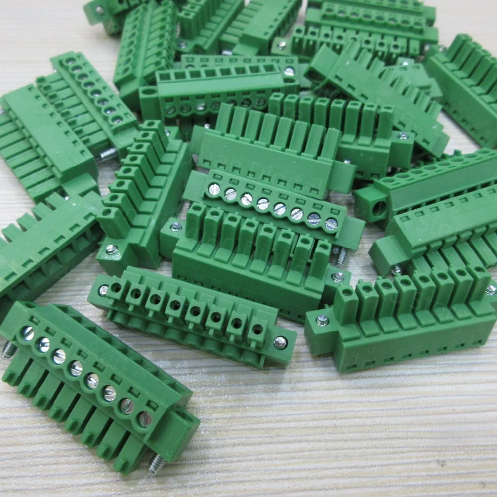(50pcs) 15EDGKM-3.81mm 6-pin PCB connector plug-in terminal