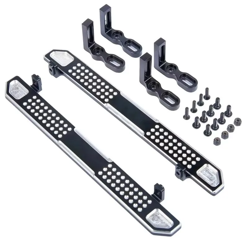 2pcs Aluminum Side Cleat Pedals for Traxxas TRX4 Defender Bronco 1/10 RC Crawler Upgrade Parts