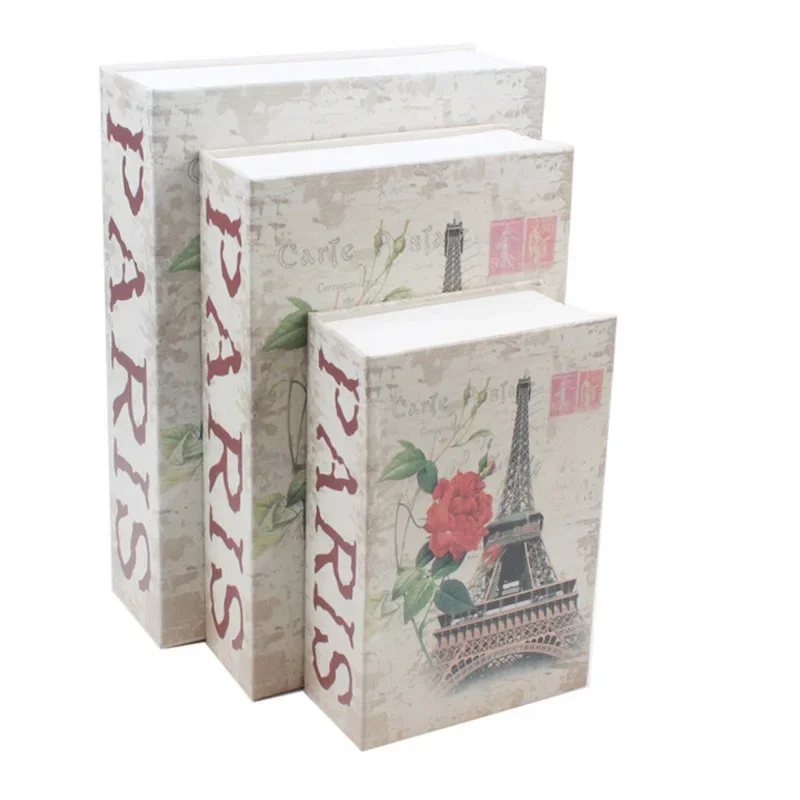Caixa de armazenamento de livro falso mini cofre banco dinheiro jóias escondido segredo livro de segurança decoração para casa ornamento de mesa