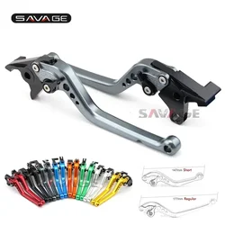 Short Brake Clutch Levers For KAWASAKI VERSYS 1000 ZX6R ZX-6RR ZX9R ZX10R ZX12R NINJA Z1000 ZZR600 Motorcycle Adjustable Handles