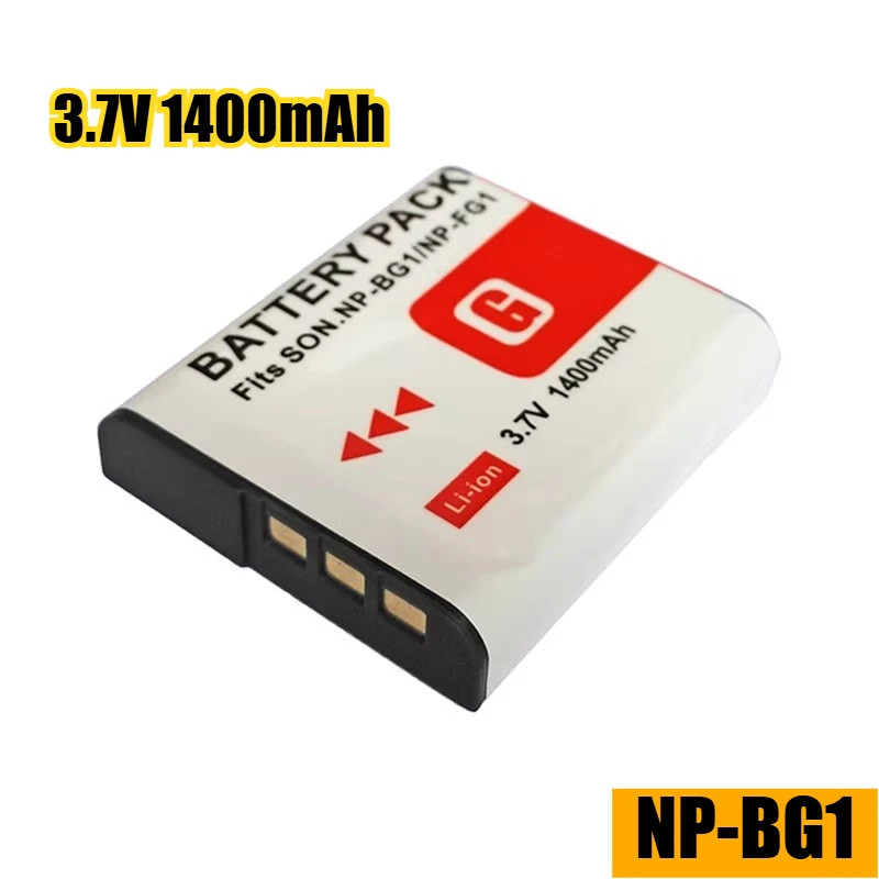 3,7 V 1400 mAh NP-BG1 batterij, voor Sony DSC-H9/B DSC-H10 DSC-H50 DSC-H70
