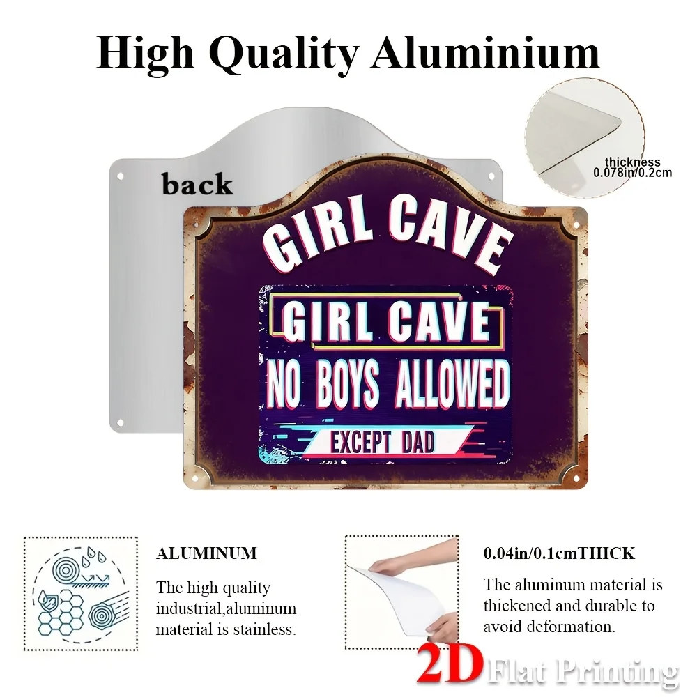 2D Flat, Signs Metal Sheet Painting 