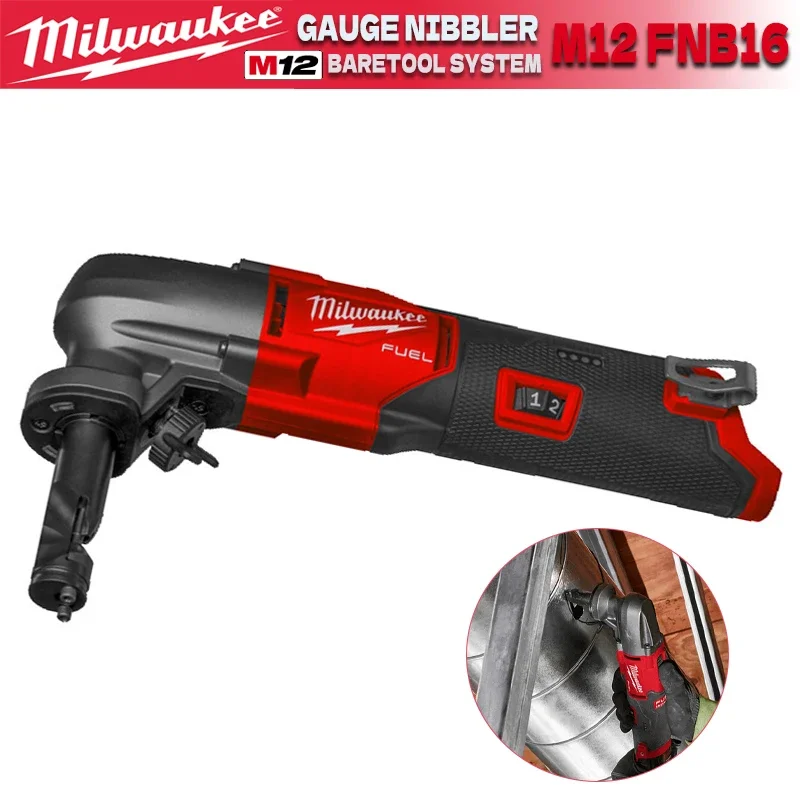 

Milwaukee M12 FNB16/2476 Gauge Nibbler M12 FUEL™ Brushless Cordless 16 Gauge Variable Speed Nibbler 12V Lithium Power Tools