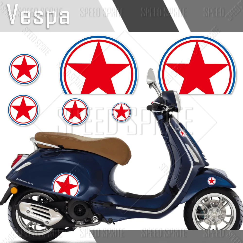 For VESPA GTS GTV LX LXV SPRINT 50 125 150 200 250 300ie 3M Motorcycle Sticker Scooter Decals Waterproof