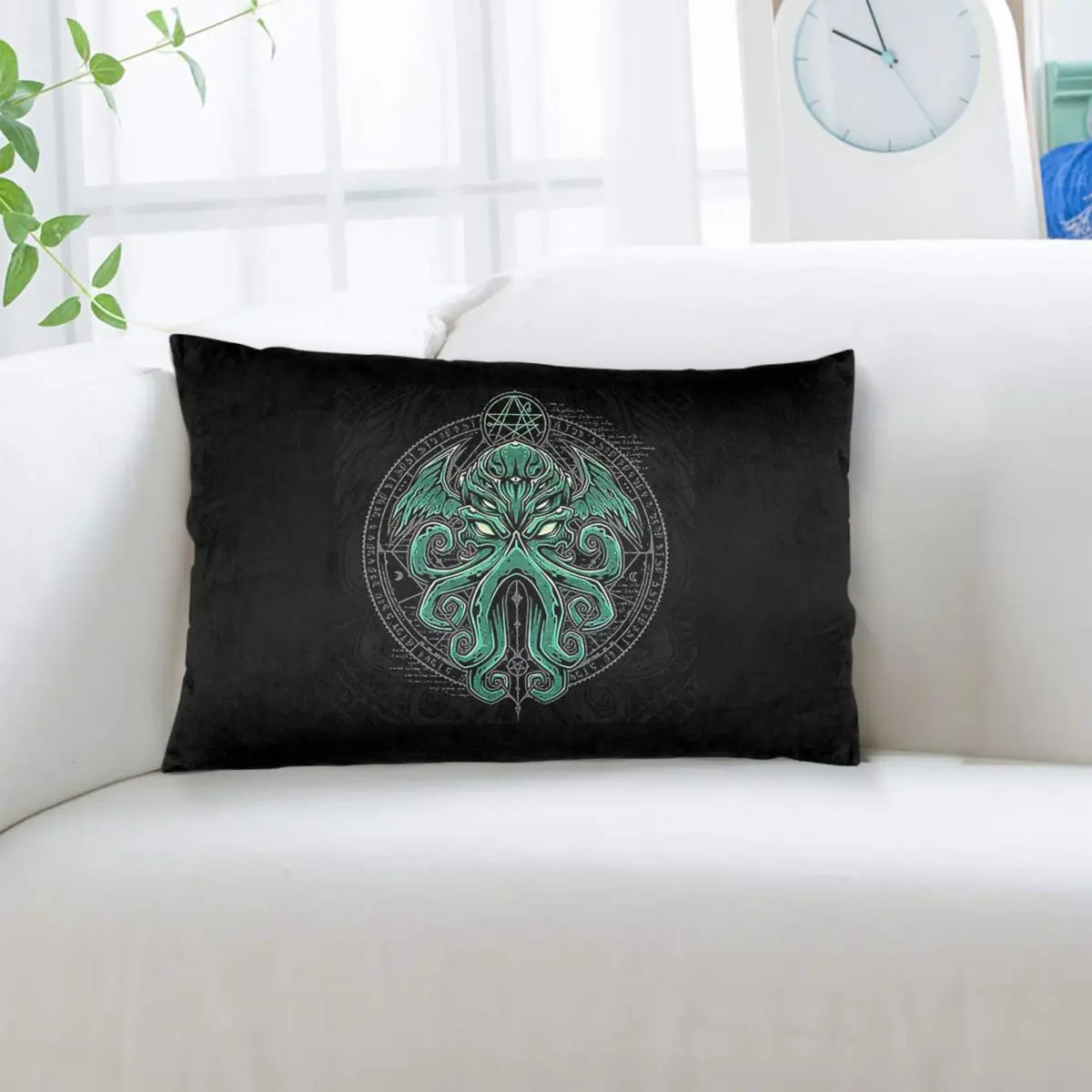 Lovecraft Great Cthulhu Rectangle Pillowcase Cushion Cover Decor Bedroom Bed Home Comfort Throw Pillow