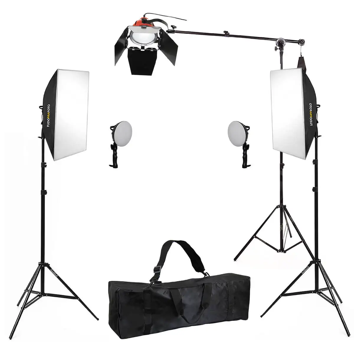 LED Lights-Softboxes + Led Torch and Tripod Illuminator SHL116