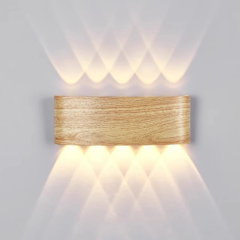 Modern Creative Courtyard IPH54 Outdoor Waterproof Wall Lamp Indoor Home Decoration ABS Staircase Corridor Small LED Wall Light