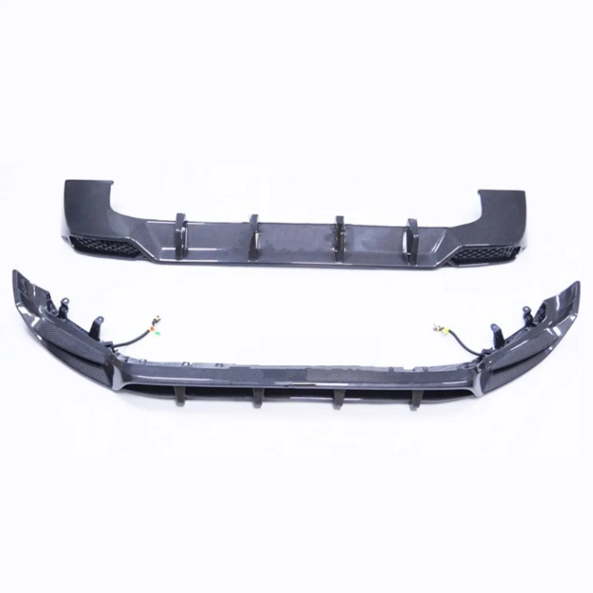 

Real Carbon Fiber Front Lip Rear Shovel for Mercedes Benz G Class G63 19-24 Modified New Style Spoiler Body Kit Car Accessories