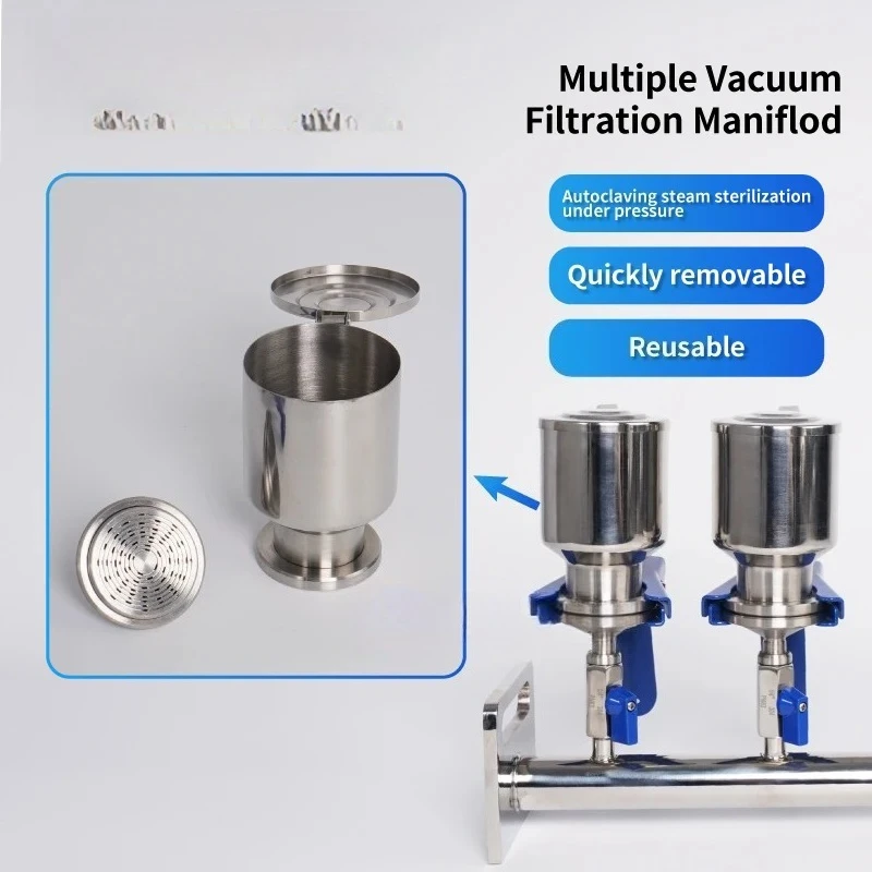Microbial Limit Tester School Lab Equipment with Multi-Branch Manifolds Solvent Apparatus Main Fold for Scientific Research