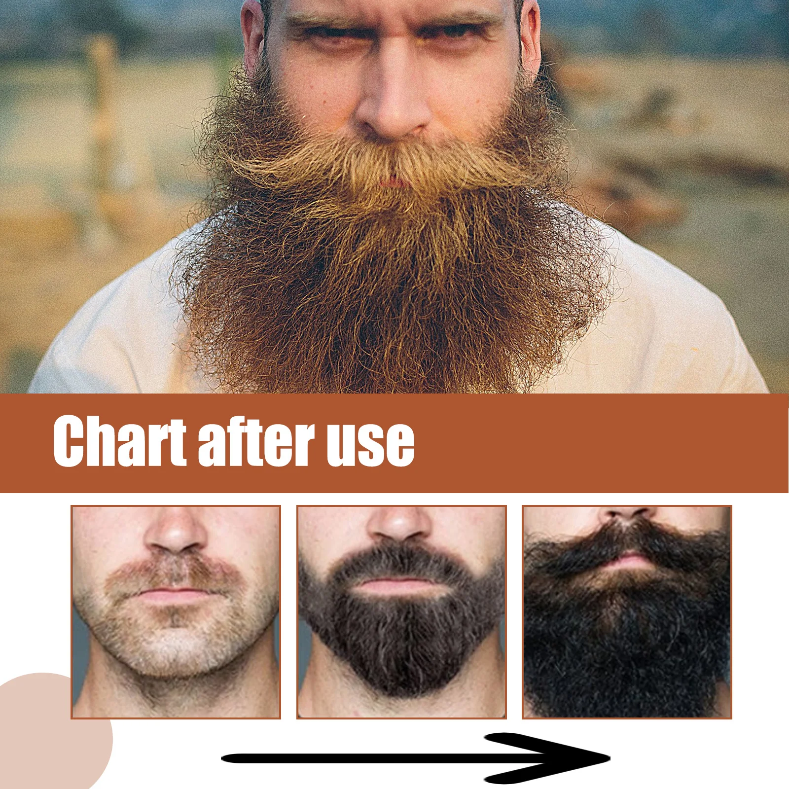Natural Beard Growth Oil For M - Mens Grooming Treatment 评论和价格