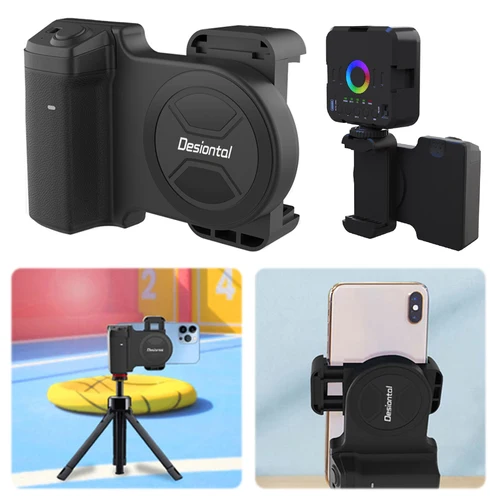 Soporte de mano magnético para teléfono, dispositivo de Selfie antivibración, trípode para teléfono de escritorio, control remoto por Bluetooth, Vlog