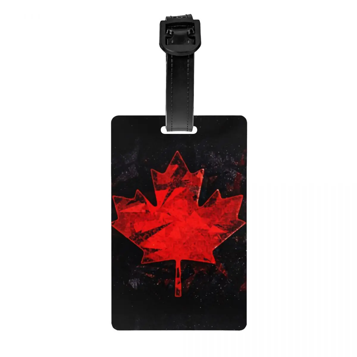 Custom Canada Flag Luggage Tag With Name Card Canadian Patriotic Privacy Cover ID Label for Travel Bag Suitcase