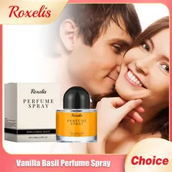 Vanilla Basil Perfume Spray Attract Men Flower Scent Keep Freshing Long Lasting Fragrance Daily Dating Women Pheromone Perfumes