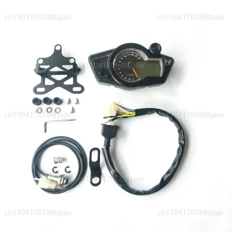 Motorcycle General Modification Instrument LCD Liquid Crystal Instrument Speed Speed Water Temperature Oil Meter Mileage Oil