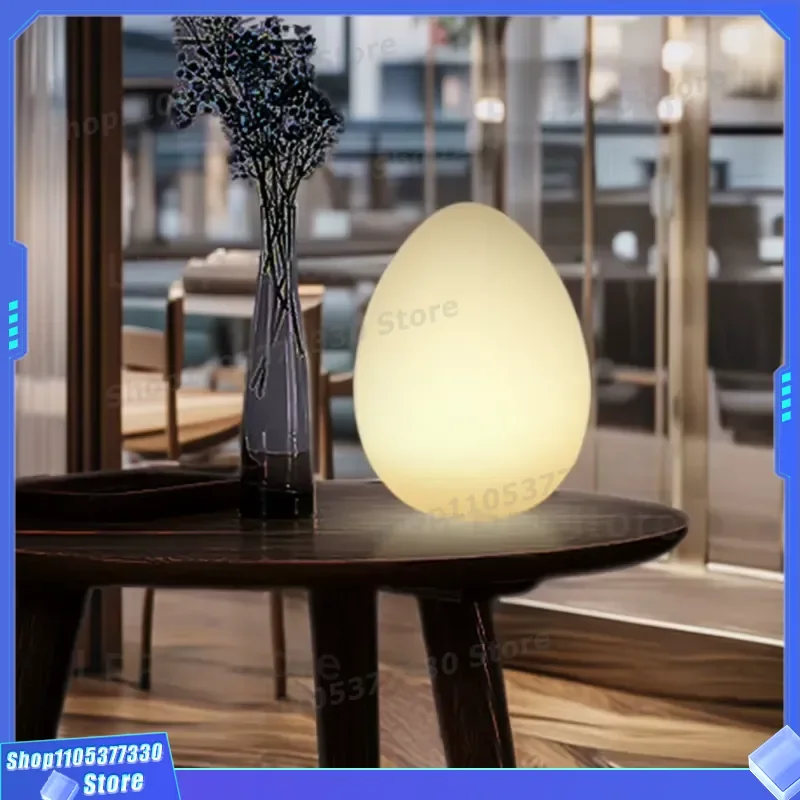 RGB Color Changing LED Sphere Lamp Decorative Night Light for Bedroom Desk Garden Home Ambient Lighting Waterproof Outdoor