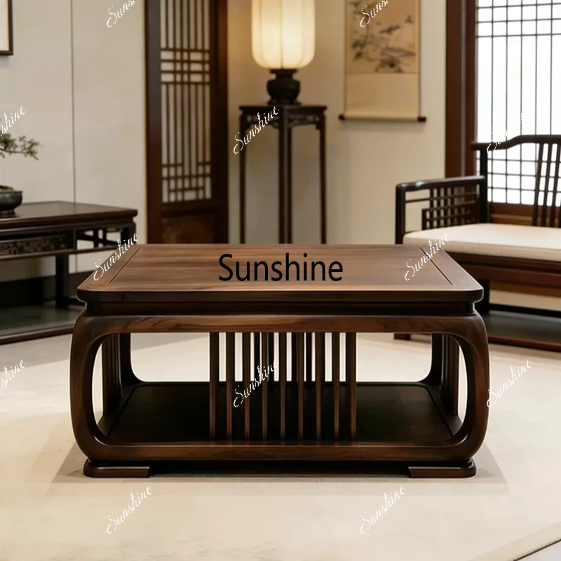 

New Chinese sofa tea table light luxury minimalist modern tea table, high-end low table