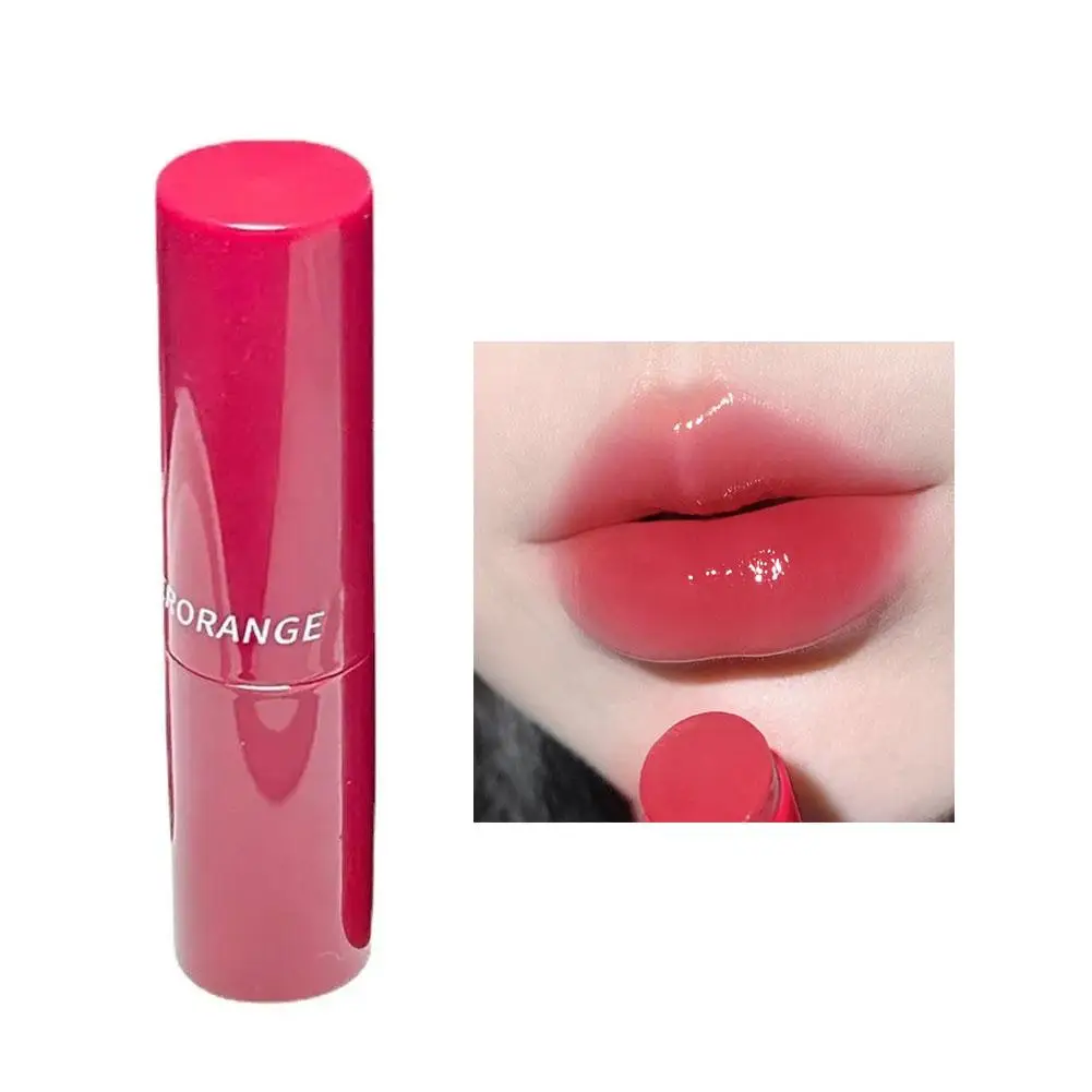 8 Kleur Gelei Lippenstift Hydraterende Spiegel Water Licht Zorg Tint Thee Rood Glazuur Cosmeti Bruine Gloss Lip Glas Effen Make-Up Li Q8n0