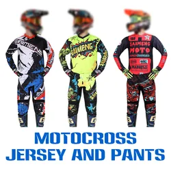 Motocross Jersey and Pants Motorcycle Mens Kits lady Miss mountain Off-road gear set racing suit mountain Enduro MX ATV MTB