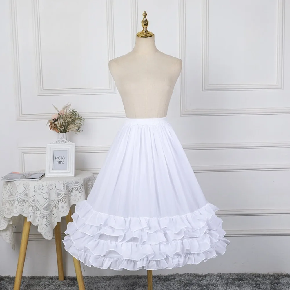 فستان الأميرة الحلو ثوب نسائي متوسط الطول مع حاشية مكشكشة للارتداء اليومي وإكسسوارات ثوب الكرة