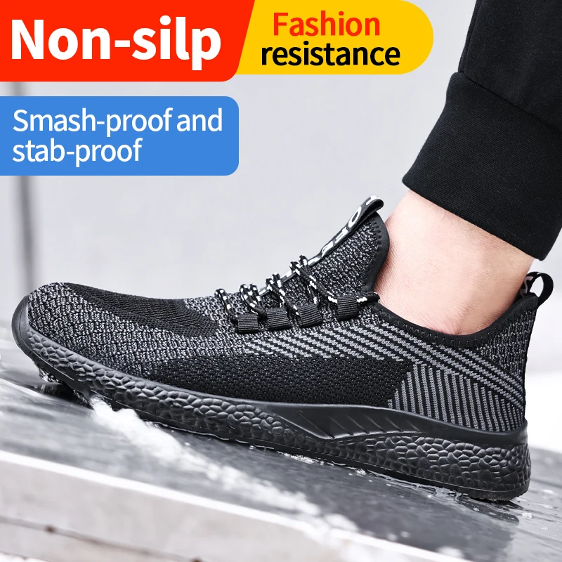 Anti-smashing and Anti-puncture Labor Insurance Shoes