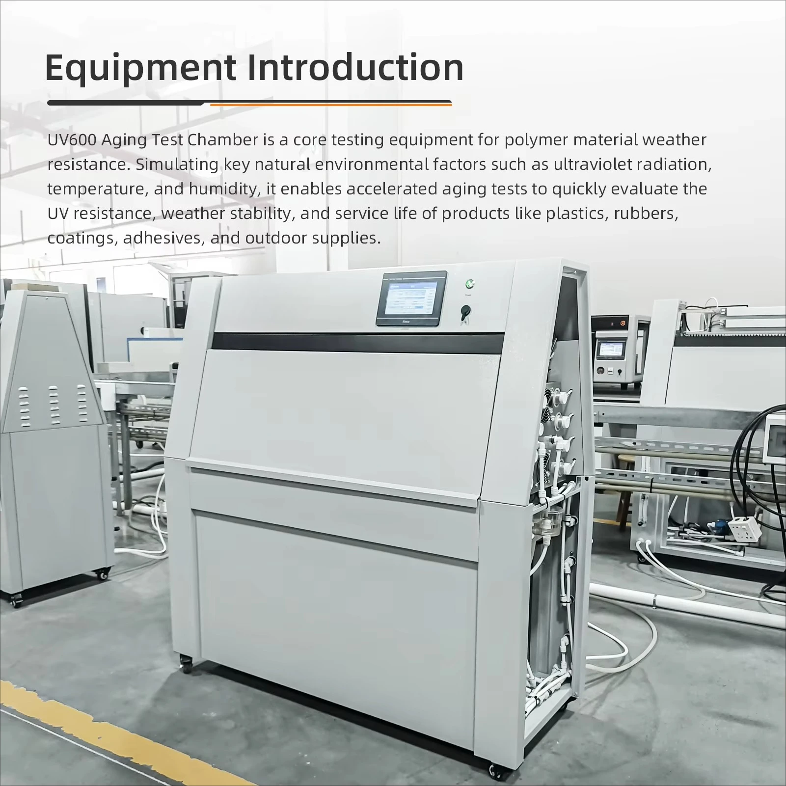 ZENROTEST Ultraviolet Aging Tester-High Accuracy Programmable UV Irradiation Device for Plastic Part Durability 1 Year