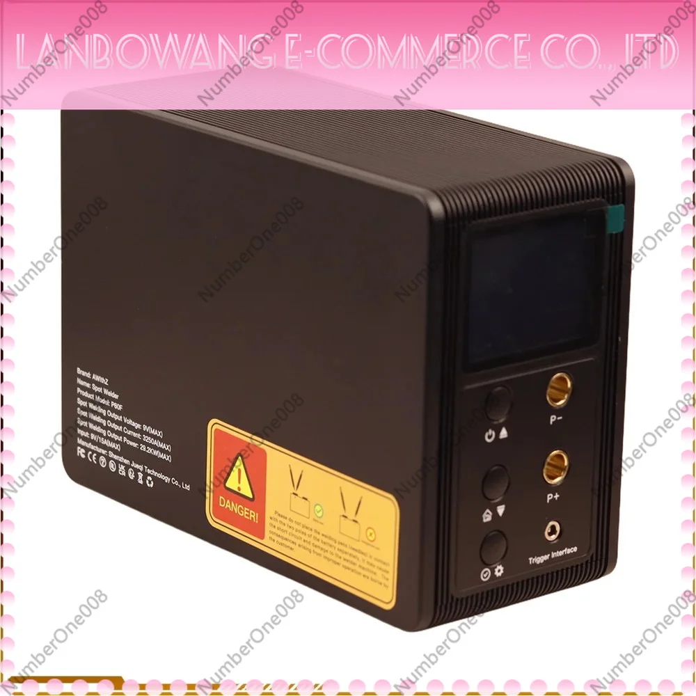P60F Capacitor Spot Welder for 18650 Lithium Batteries Pulse Welding Machine Portable Battery Pack Assembly Tool