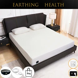 Earthing Fitted Bed Sheets Conductive Silver Fiber Grounded Bedsheet Anti-ESD Radiation Proof Release Electrostatic