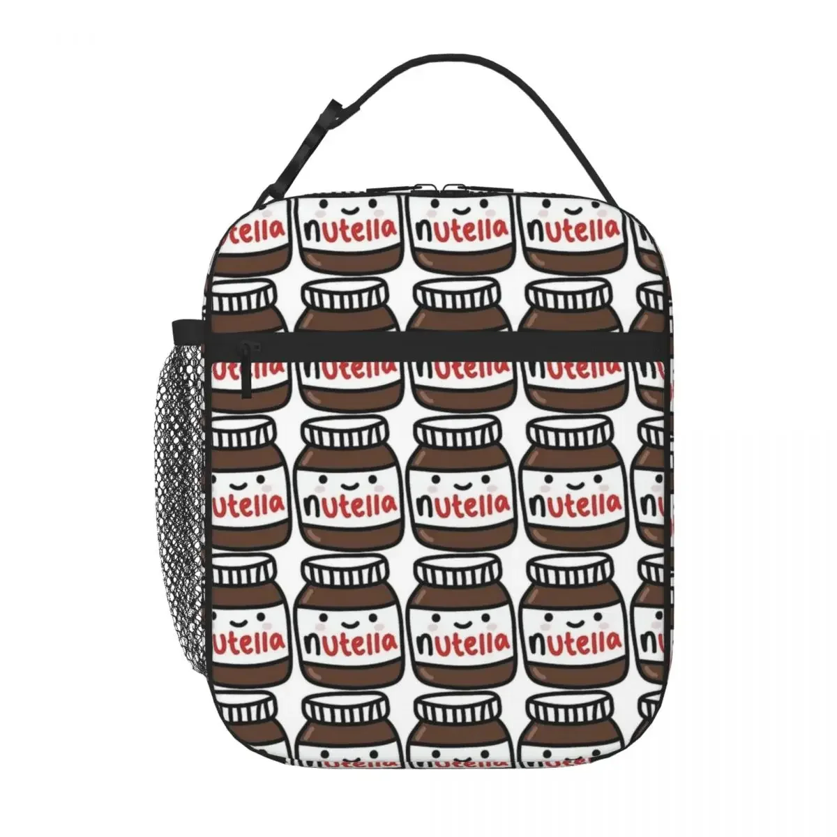 nutella-cartoon-isolado-lunch-bag-recipiente-de-refeicao-leakproof-tote-bento-pouch-trabalho-refrigerador-exterior