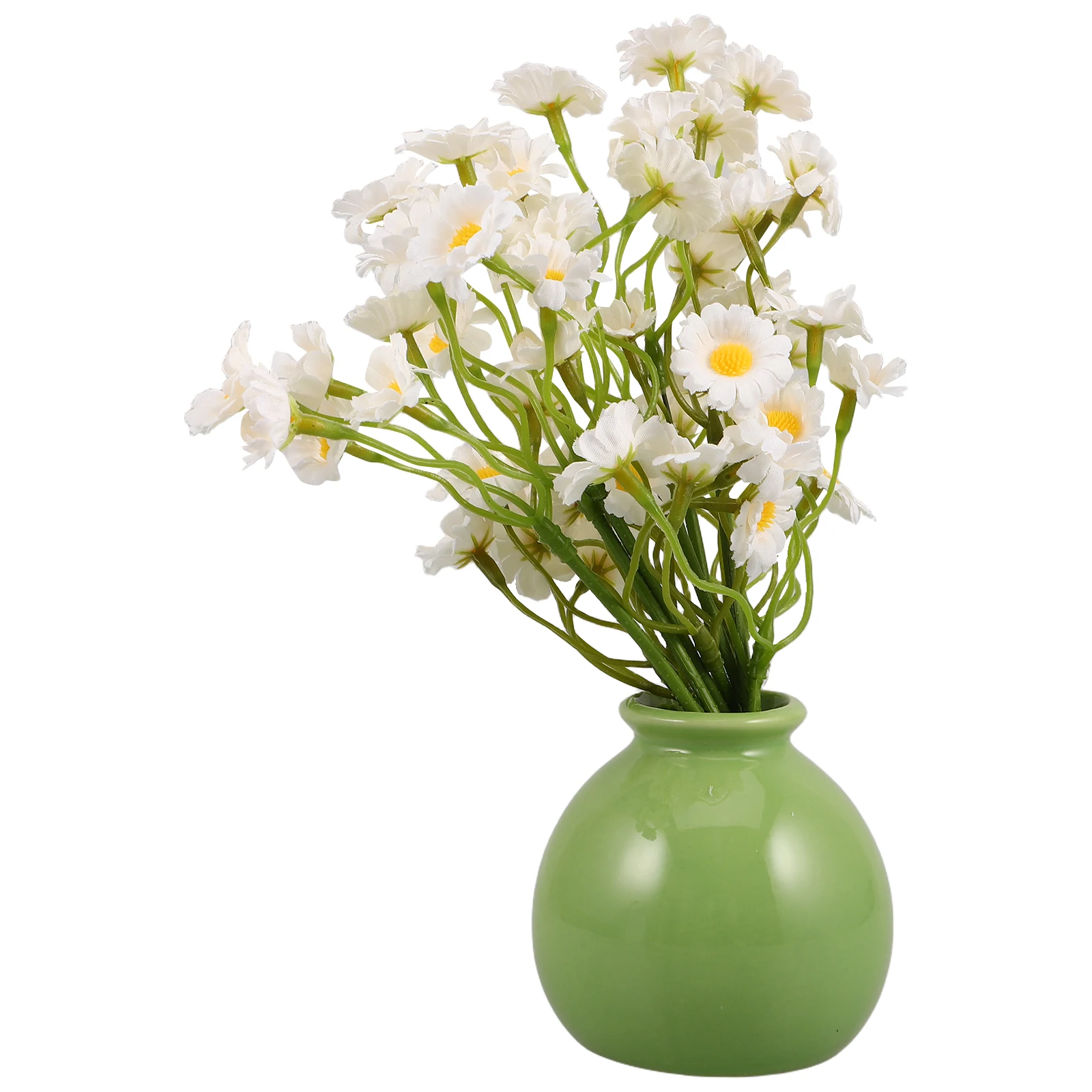 

Artificial Flowers Centerpiece Arrangement Fake Realistic Faux Decoration for RVs Dining Tables Desktops Living Room