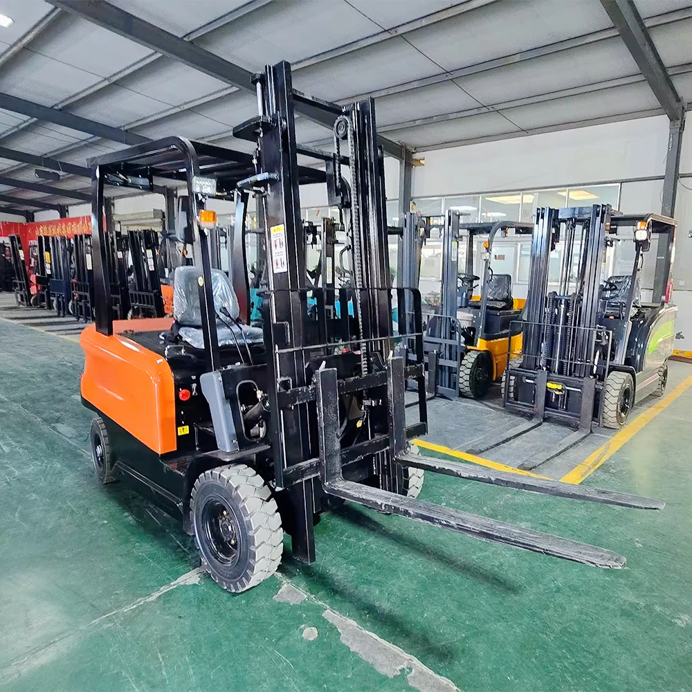 中国新しい油圧スタック トラック小型フォークリフト パレット ジャック スタッカー 1 トン 1.5 トン 2 トン電動フォークリフト販売