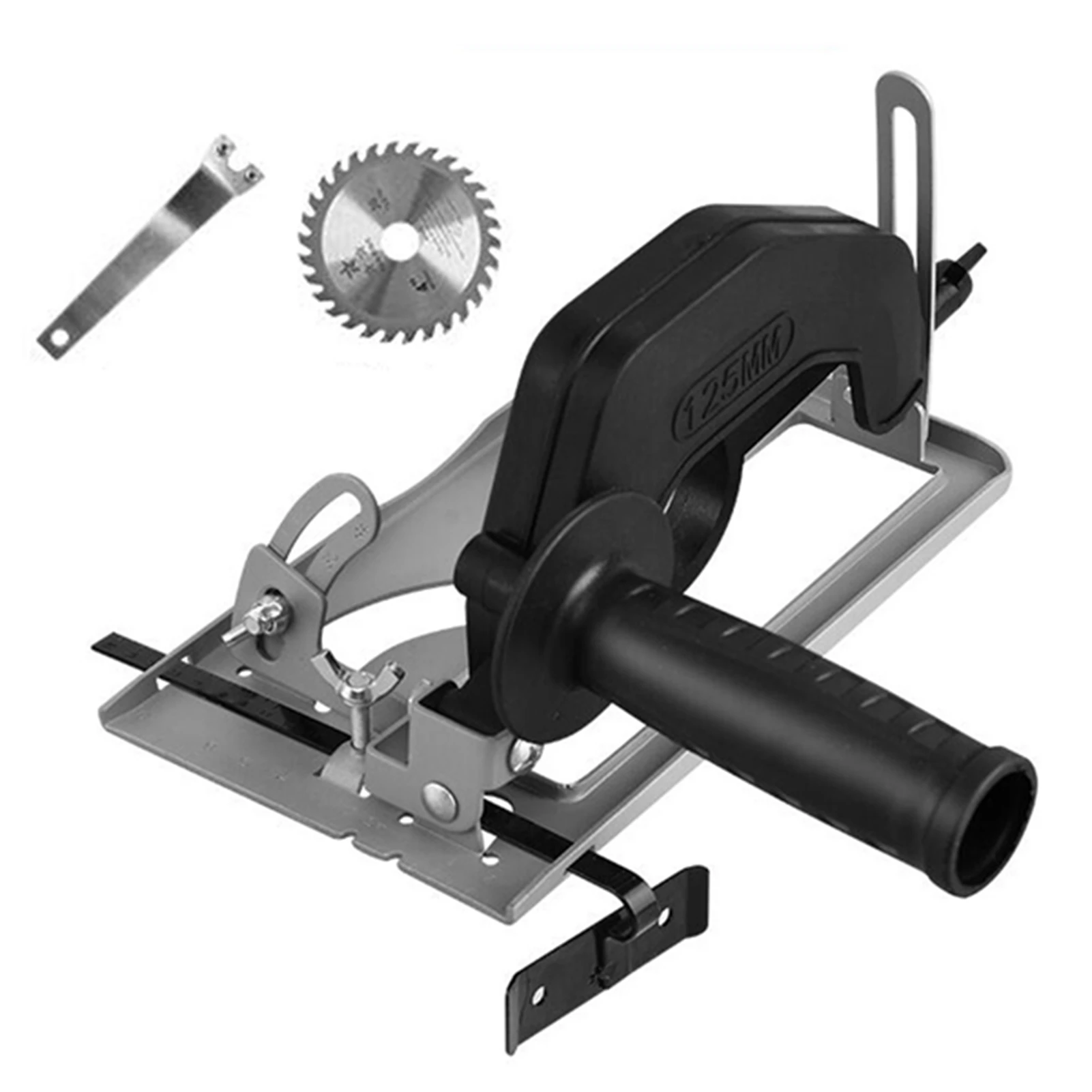

Positioning Bracket 0-40mm Cutting Depth Adjustable Enlarged Thickened Plate Design Nonslip Auxiliary Handle Modified Bracket