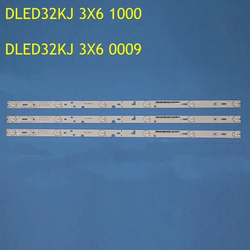 LEDバックライトストリップ,Ipad,6ランプ,dled32kj,3x6,1000,dled32kj,0009, STV-LC32T740WL, TV-32LE64T2, 581mm, 30個