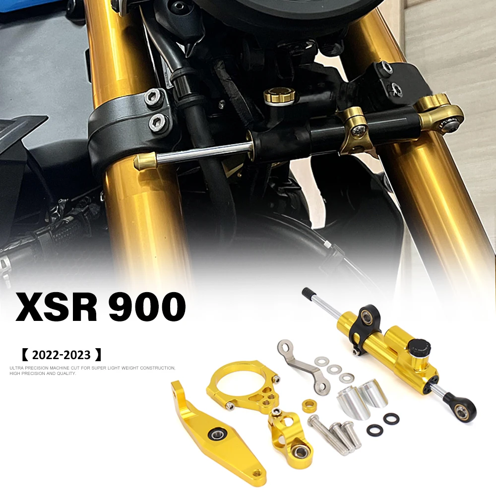 

Motorcycle Carbon Steering Damper Stabilizer For Yamaha XSR900 xsr XSR 900 xsr900 Dampers Mount Bracket Support Kit 2022 2023