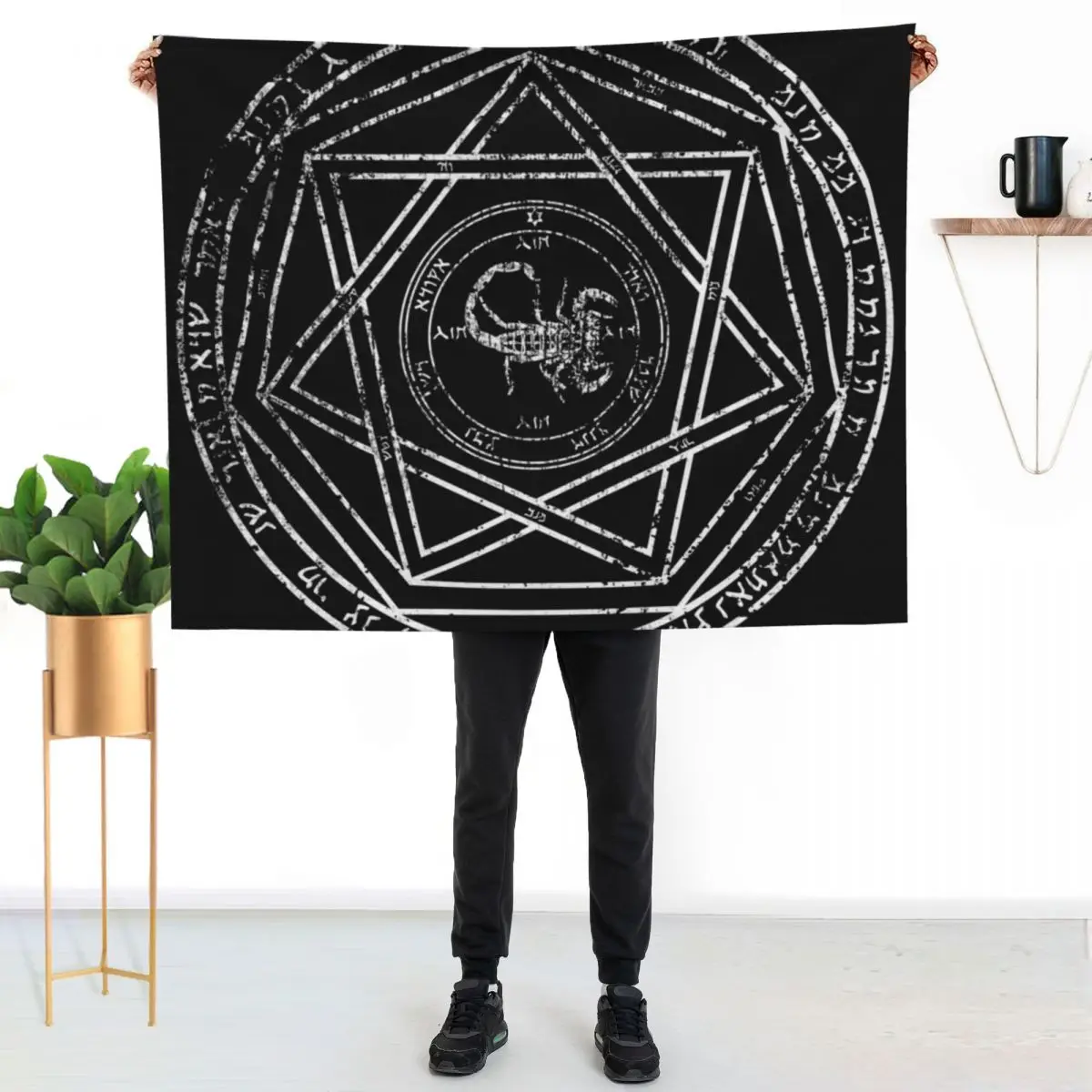 Devil's Trap Aged Throw Blanket wednesday Moving Sofa Quilt bed plaid Blankets Sofas Of Decoration Summer Beddings Blankets