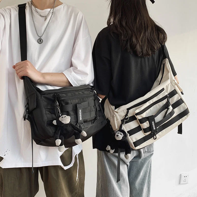 Harajuku Techwear borsa di tela borse a tracolla gotiche per donna borsa borse e borsette Bolsas Feminina borsa a tracolla donna