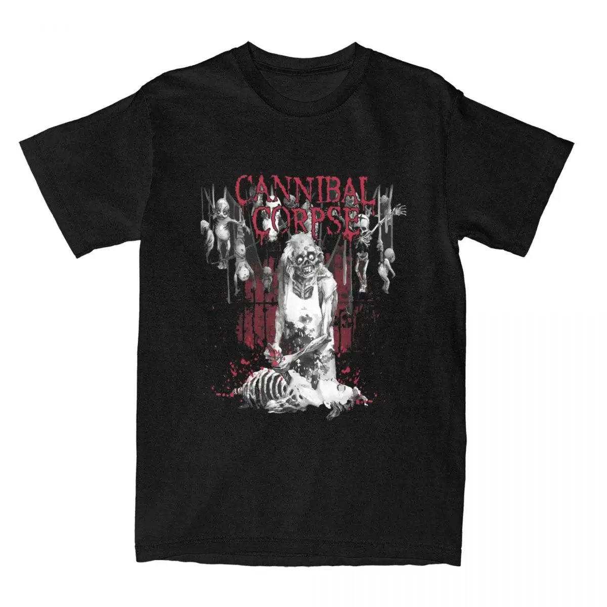 Cannibal Corpse Butcher for Men Women T Shirt Unique Tee Shirt Short Sleeve Crewneck T-Shirt 100% Cotton Graphic Printed Clothes