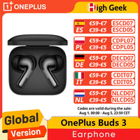 Global Version OnePlus Buds 3 TWS Earphone 49dB Active Noise Cancellation Bluetooth 5.3 True Wireless Headphone Earbuds