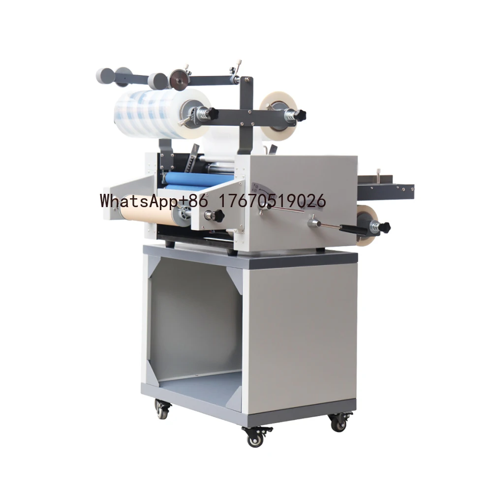 2026-Multifunctional Hot Laminator With Double Knives Anti-curling Belt Feeding Finished Paper Collection Laminating Machine