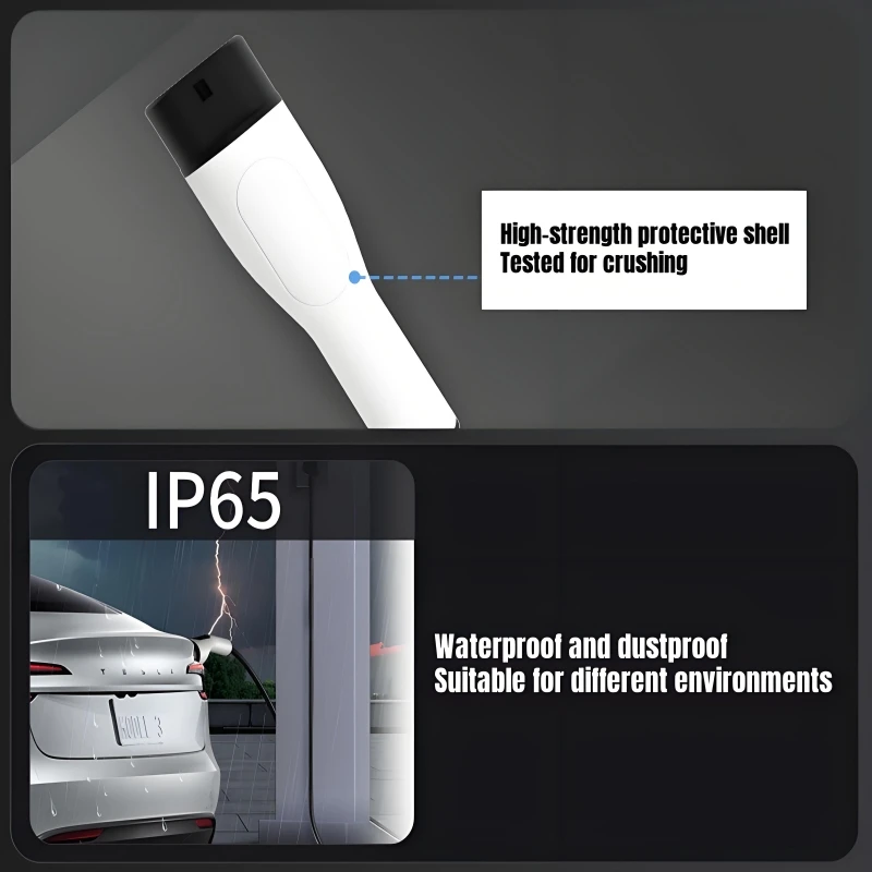 محطة شحن EV 32A 7KW شاحن السيارة الكهربائية IEC62196 J1772 GB/T شاحن EV مثبت على الحائط مع شاشة