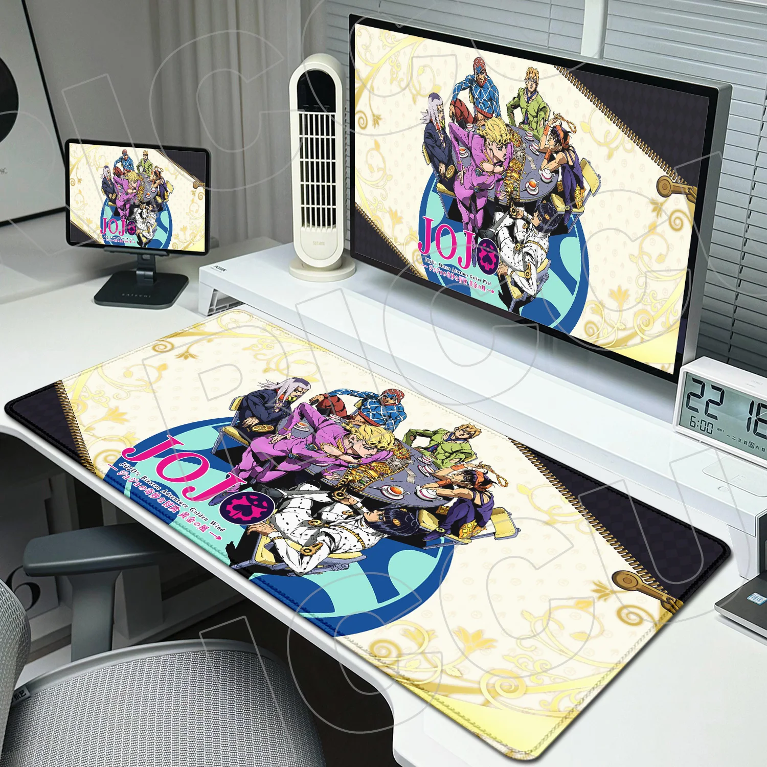 XXL Anime JOJO Bizarre Adventure Mouse Pad Gamer carpet Keyboard protective Pad Non-slip Mousepad Gaming PC Accessories Desk Mat