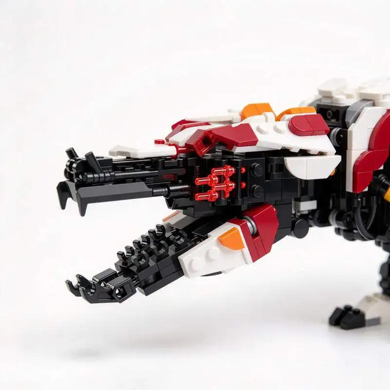 3343PCS Mechanical Beast Robot Dinosaur Future Model Building Blocks Cyber Animal DIY Assembly Display Toy Gift Decoration