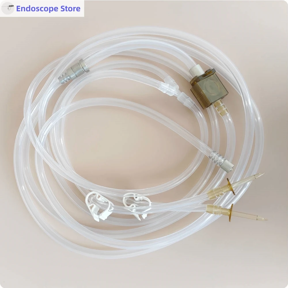 

Endoscope Pressurizer Irrigation Pump Silicone Membrane Tubes Accessories Flushing Pipe Hose Quick Connector Metal Needle