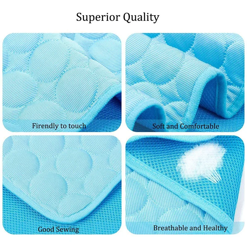 Guinea Pig Cage Liners Summer Small Animal Cooling Mat Breathable Hamster Pee Pad for Rabbit Cage Chinchilla Hedgehogs Pet Item