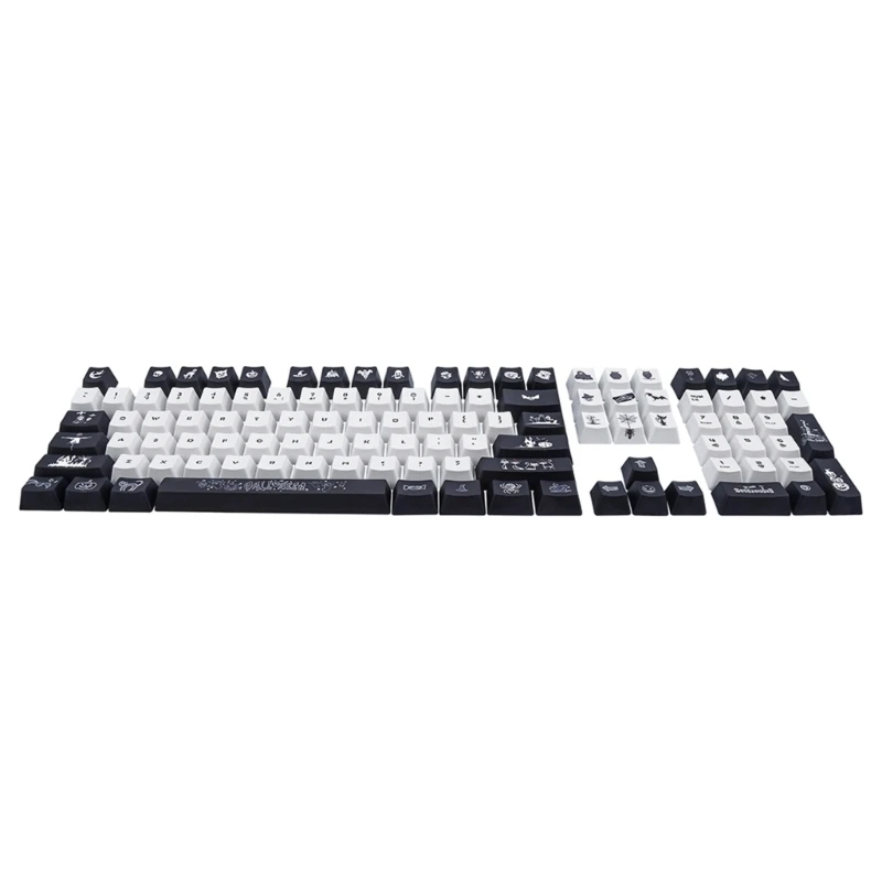 Halloween PBT Opaque Keycap Dye Sublimation OEM Keys 108Key/Set Drop shipping