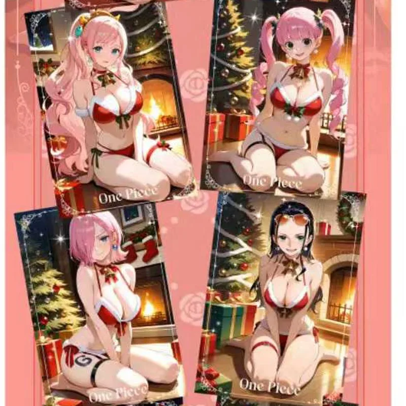 2025 Newest Wholesales One Piece Collection Card Metal Card Wave 2 Yunmeng Culture Nude Pirate Toy for Kids Christmas Gift